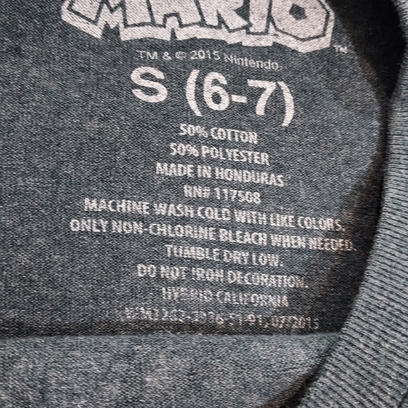 5/$25 Mario Bros Graphic Shirt - Picture 3 of 3